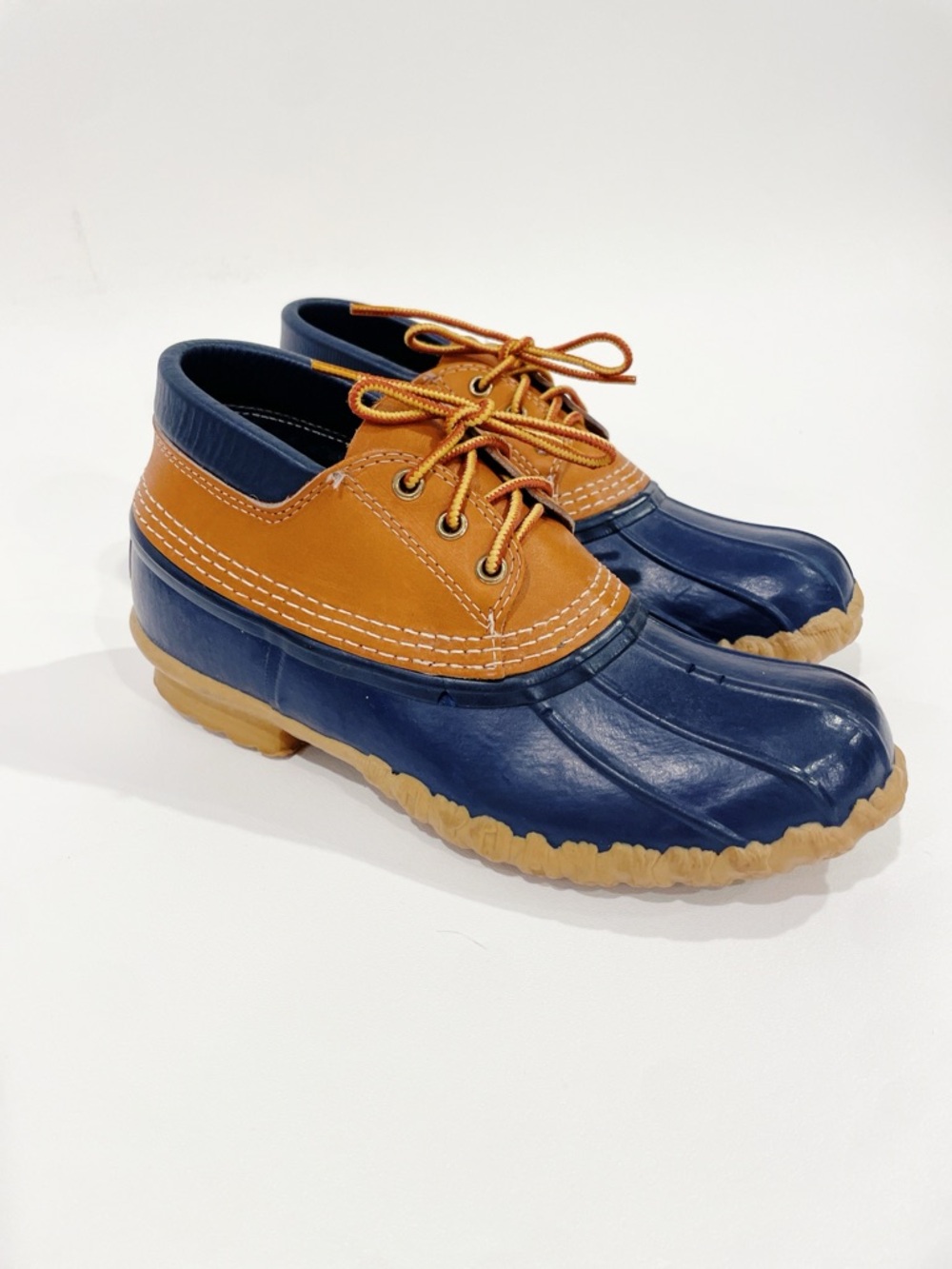 NEW LL Bean Maine Low Duck Hunting Boots Blue Gum Sole Women’s Size 8